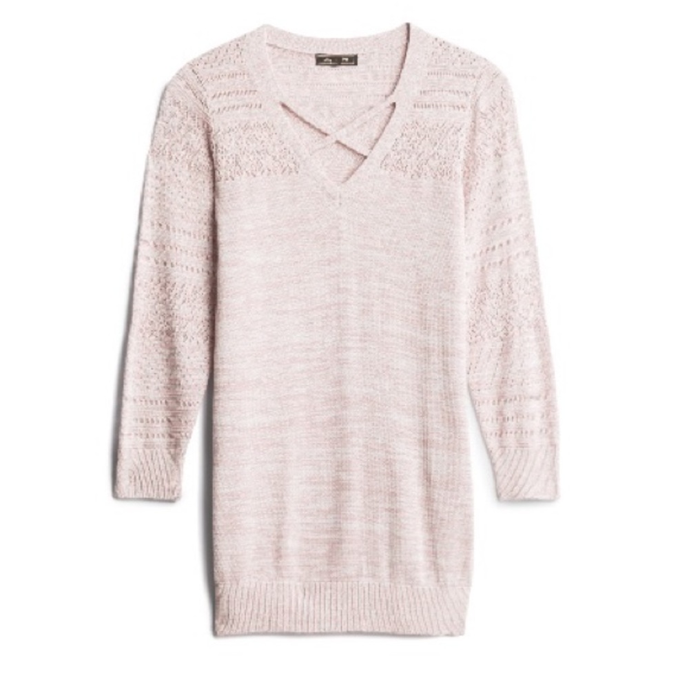 Niki Pointelle 3Q Sleeve Pullover (Stitch Fix)